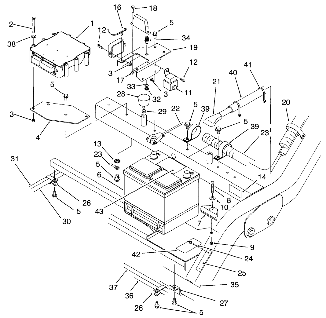 Battery & Controller Assembly