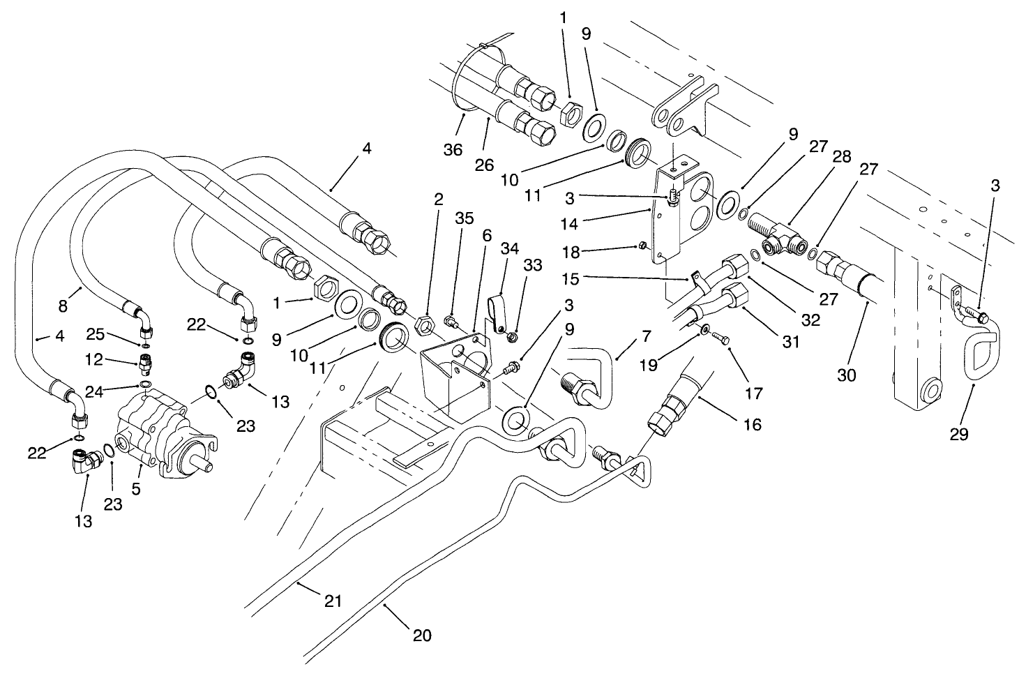 Reel Motor Installation Assembly-Rear