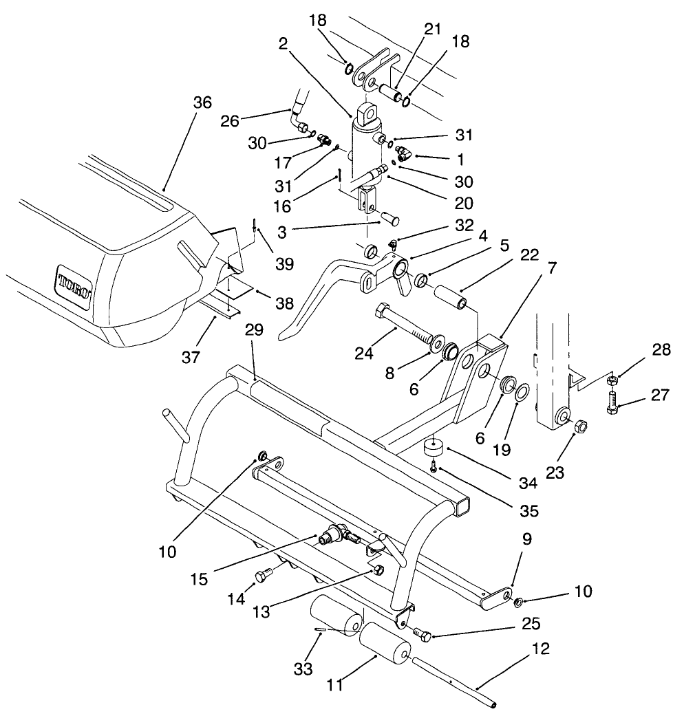 Pull Frame Assembly-Rear