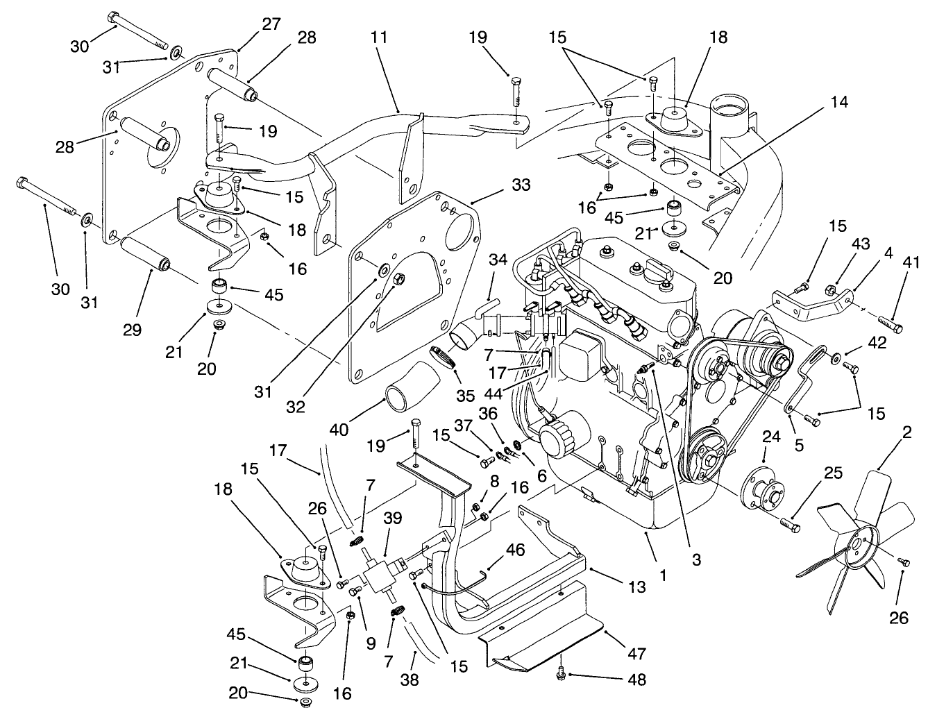 Engine Installation Assembly