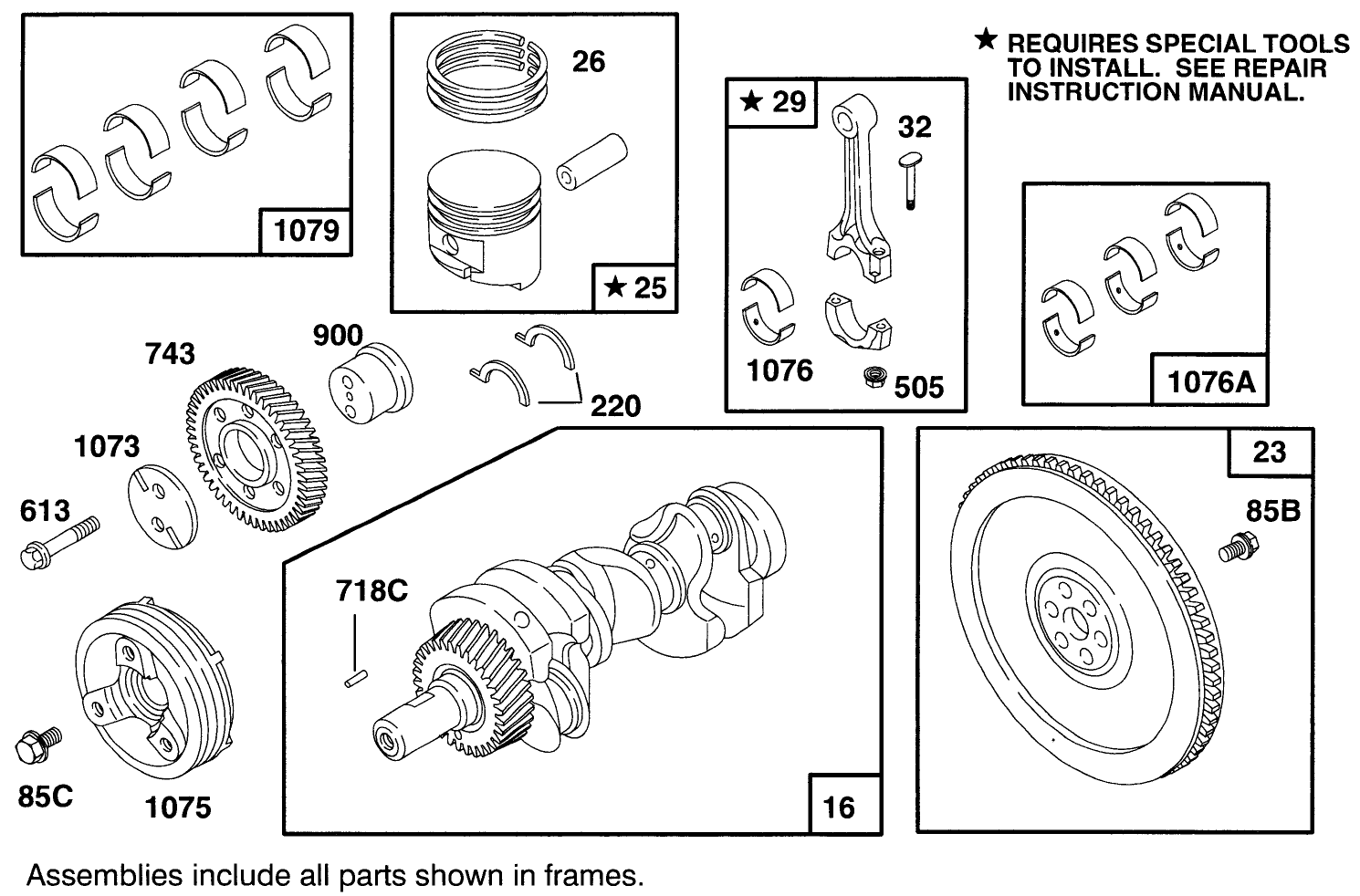 Engine Briggs & Stratton Model 433447