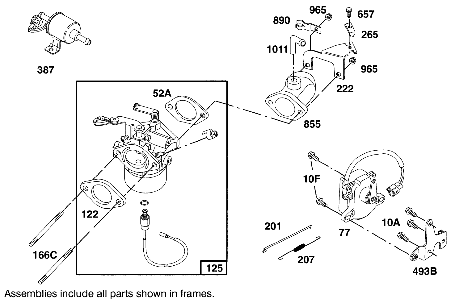 Engine Briggs & Stratton Model 433447