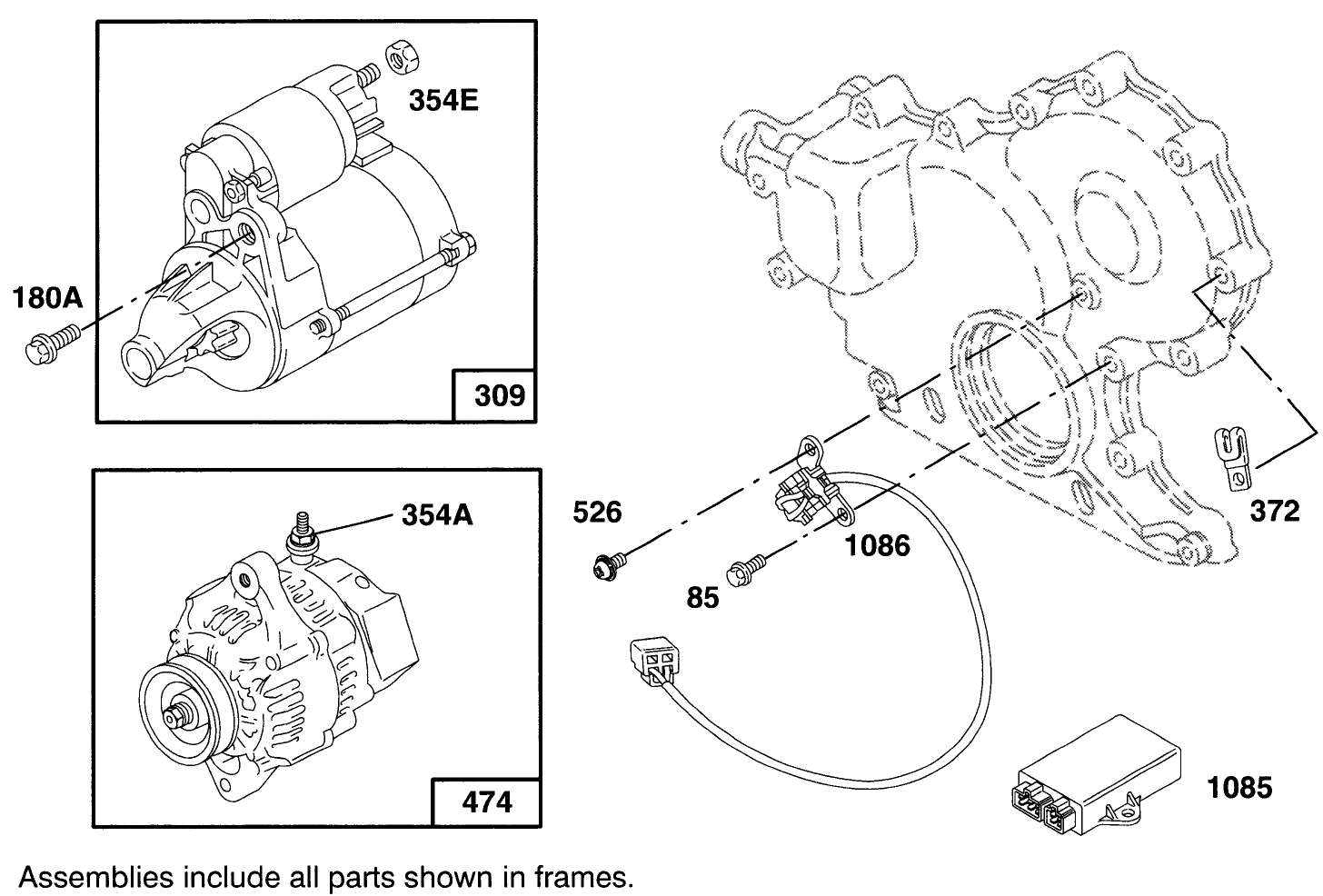 Engine Briggs & Stratton Model 433447