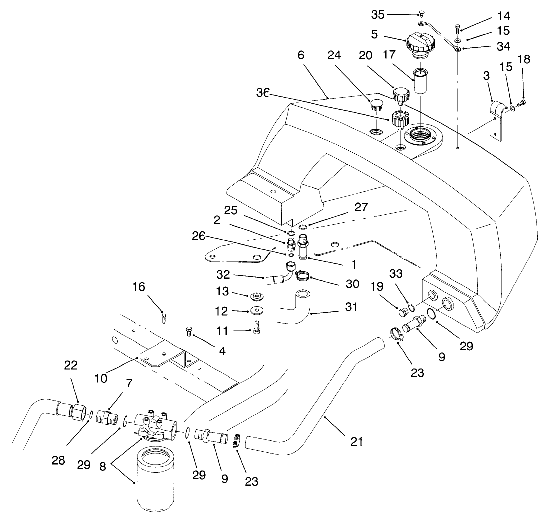 Hydraulic Reservoir Assembly