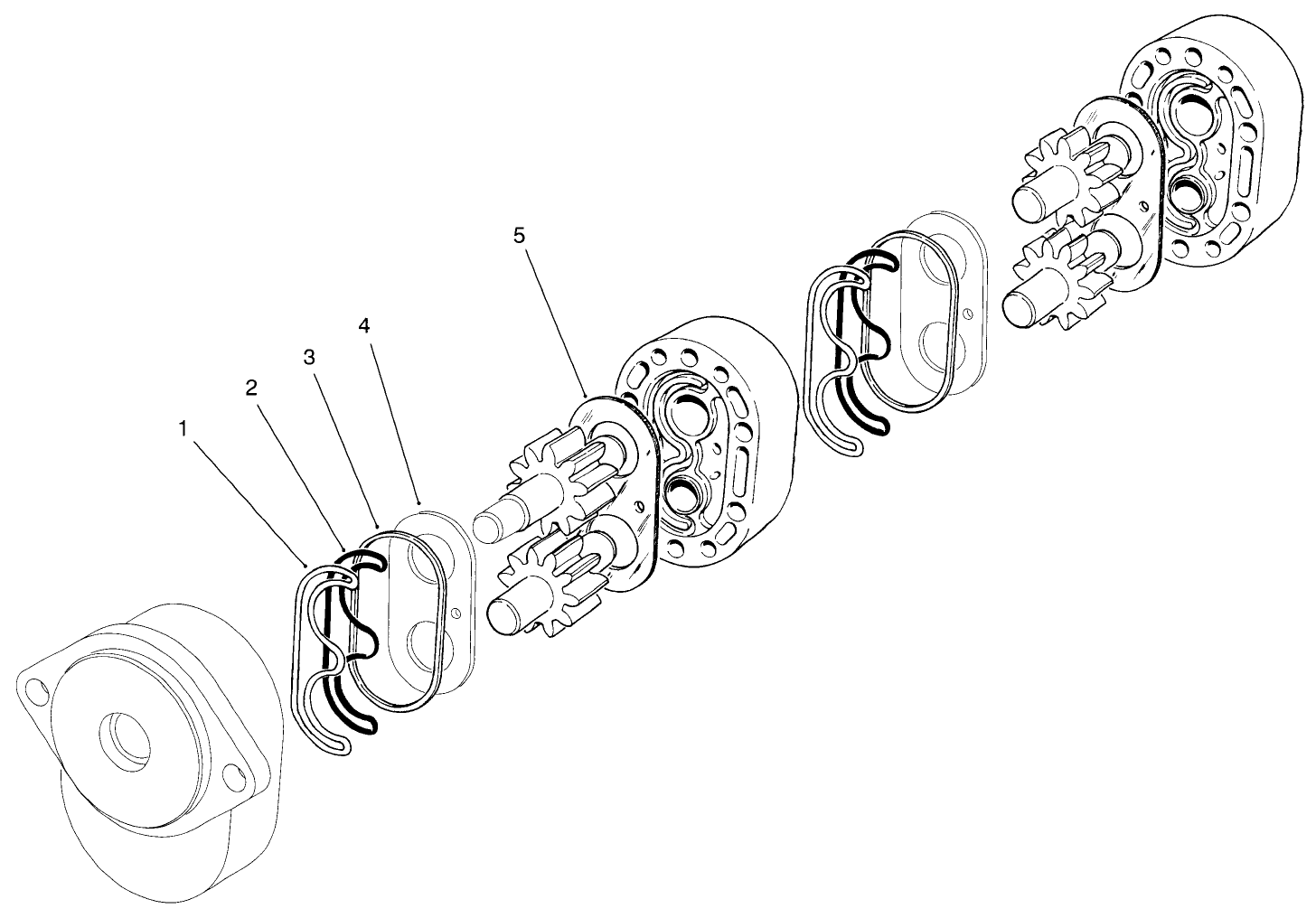 Gear Pump Assembly No. 93-2587 (serial No. 60001-60473)