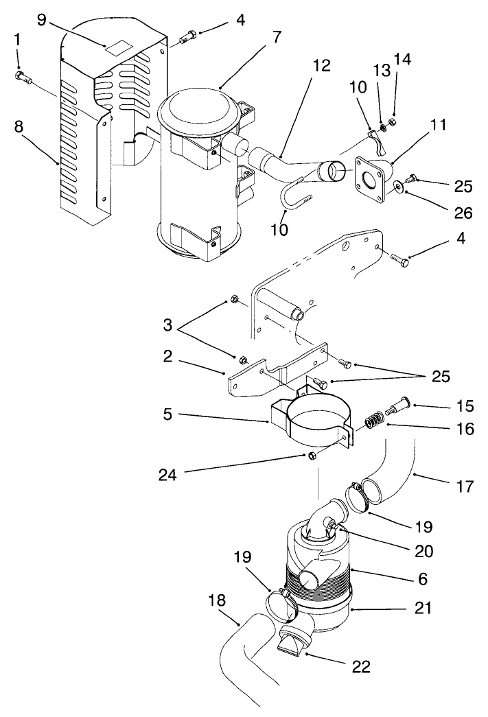 Muffler & Air Cleaner Assembly