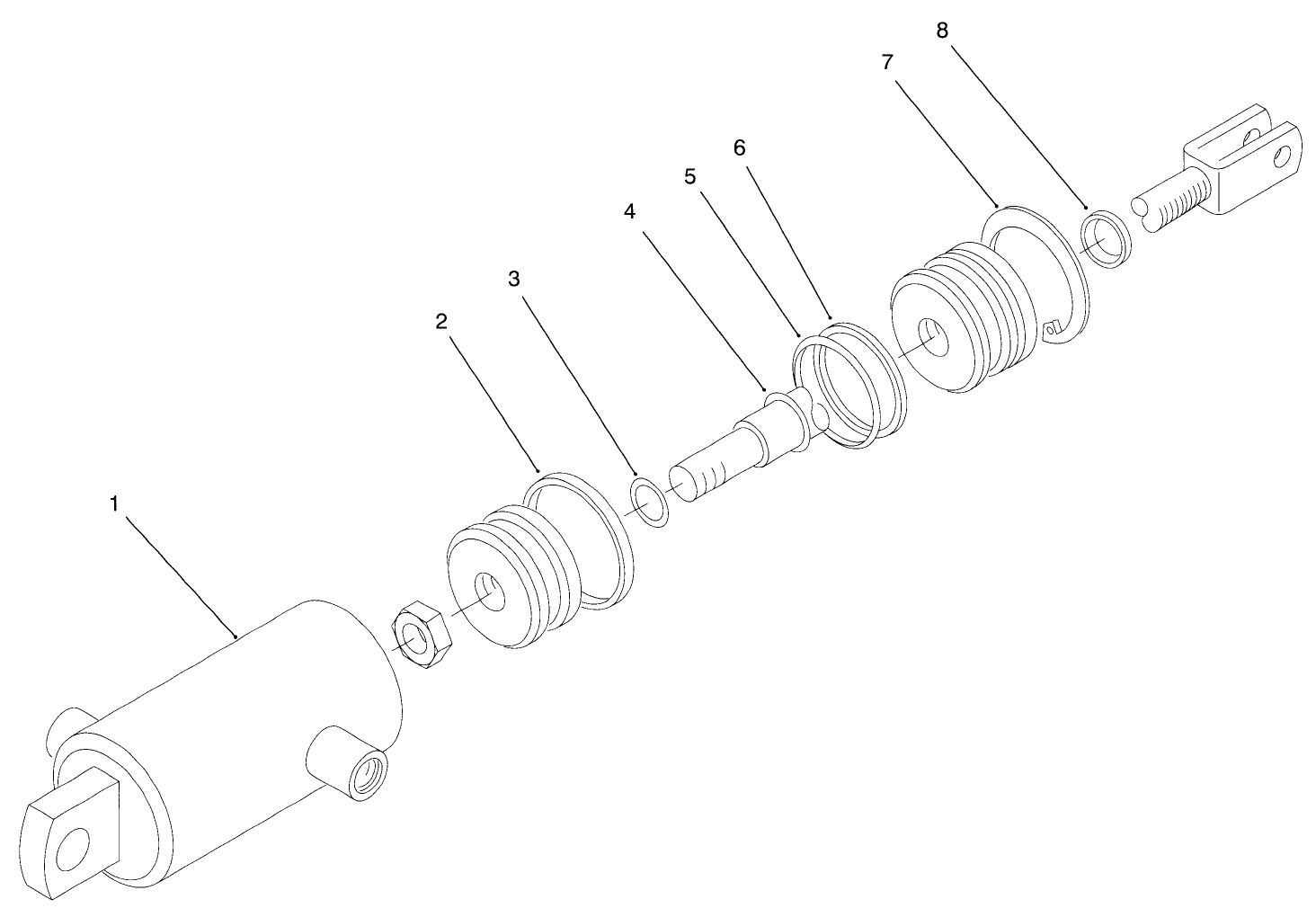Hydraulic Cylinder No. 94-6357