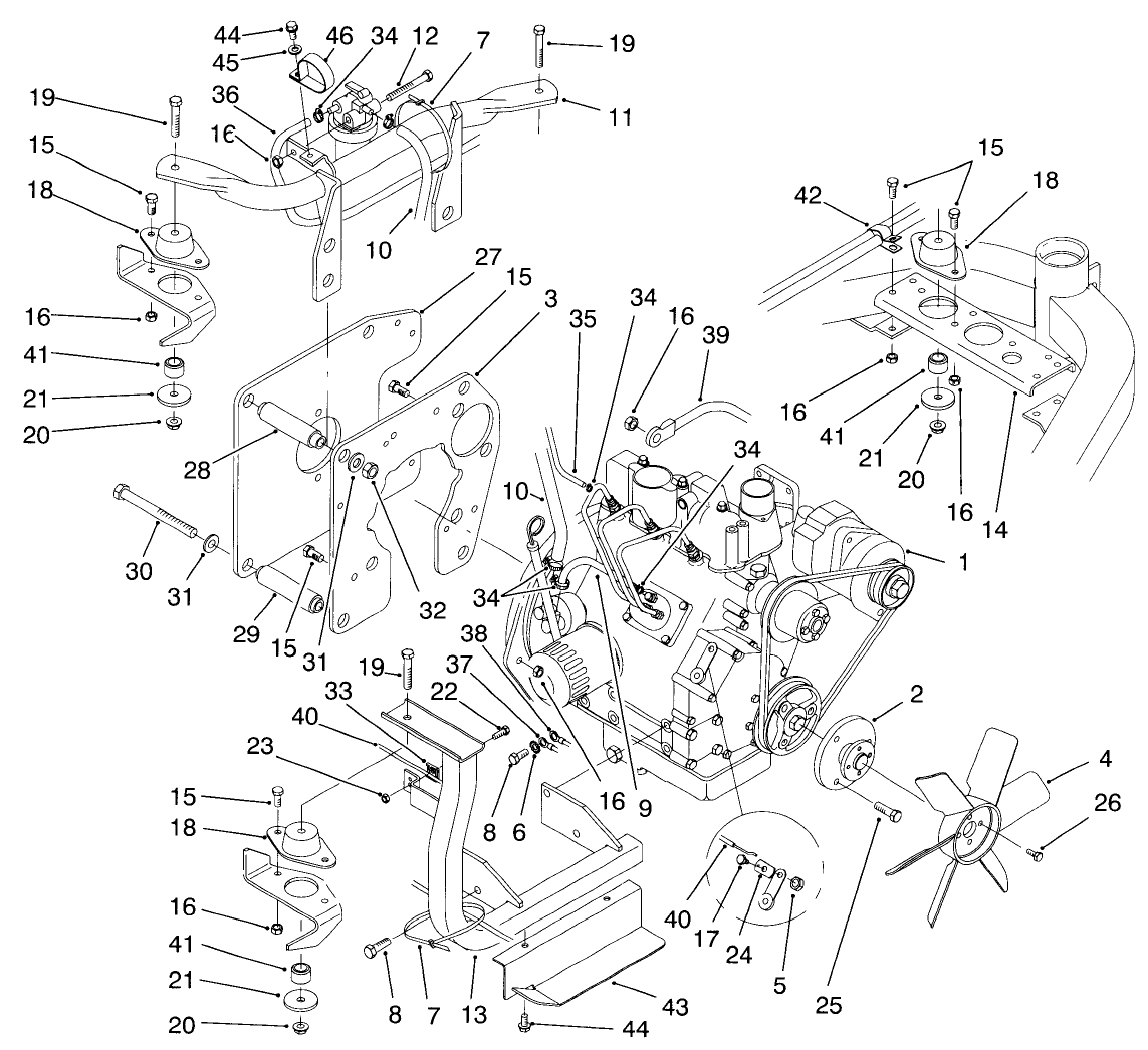 Engine Installation Assembly