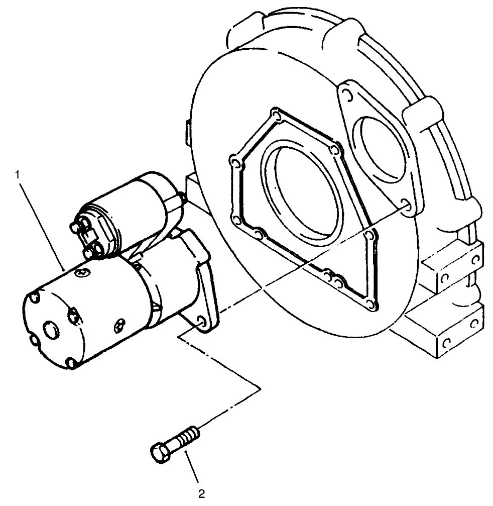Starter Installation Assembly