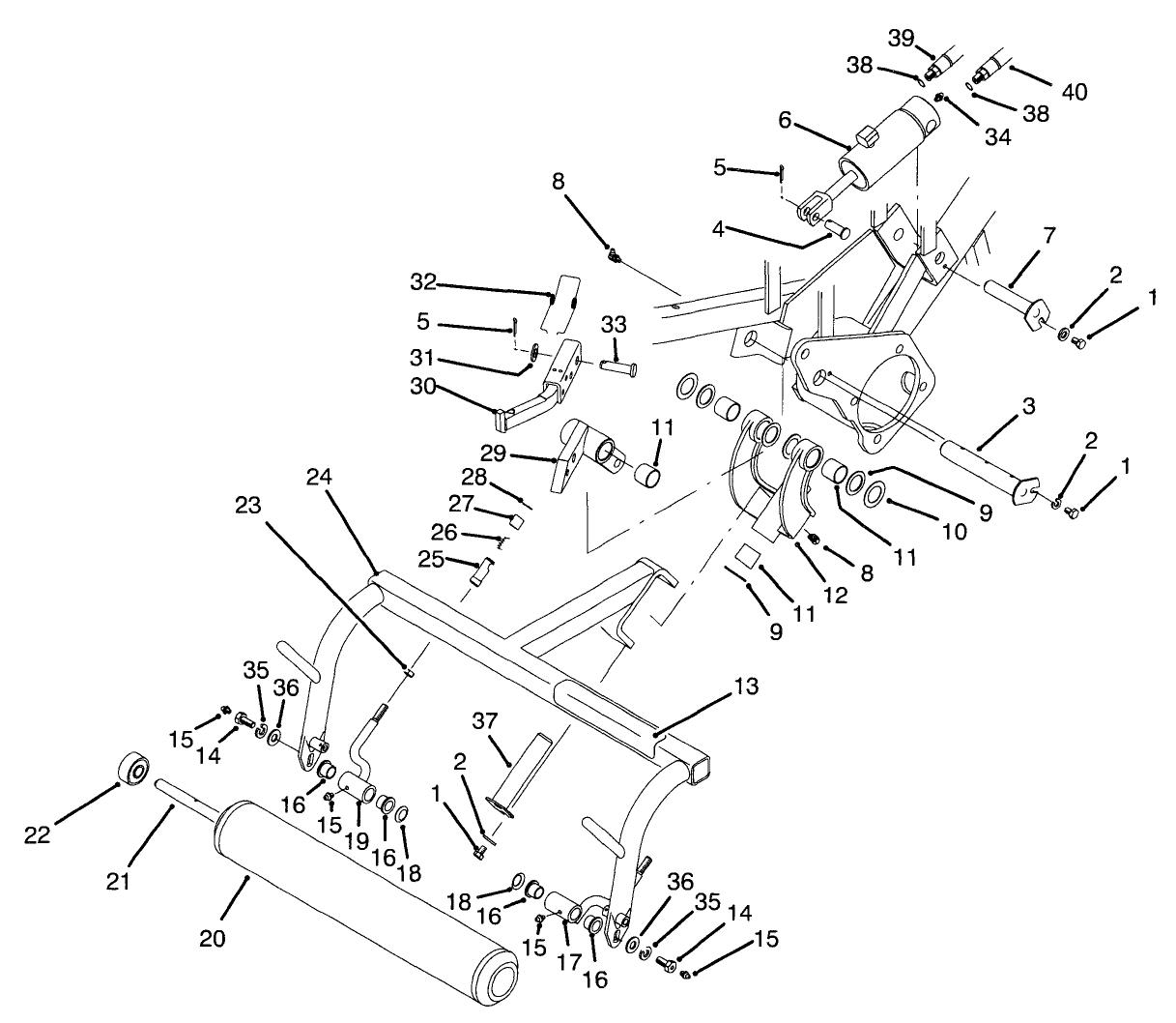 Pull Frame Assembly L.h.