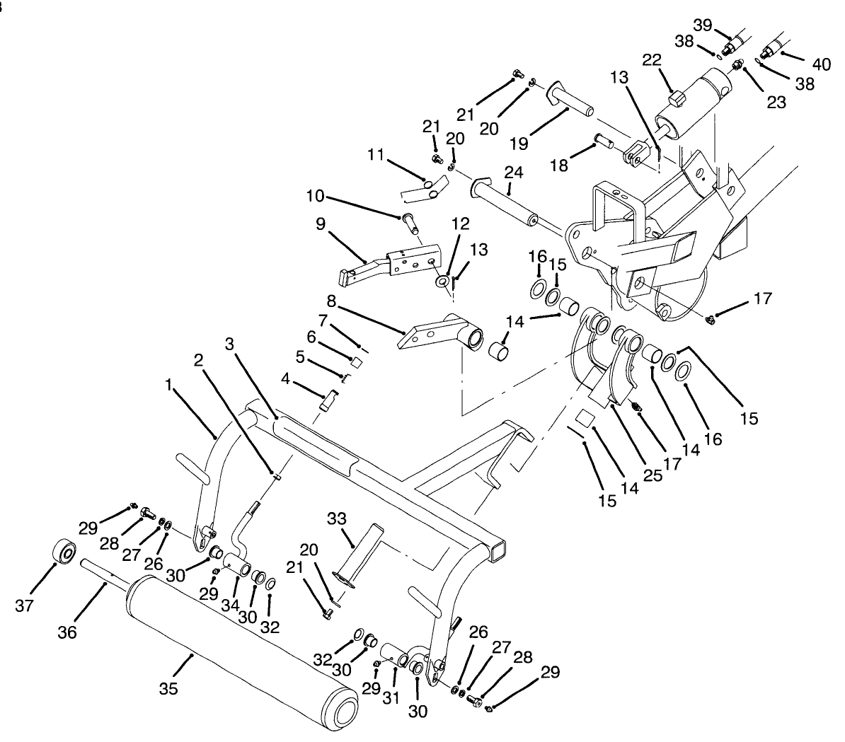 Pull Frame Assembly R.h.