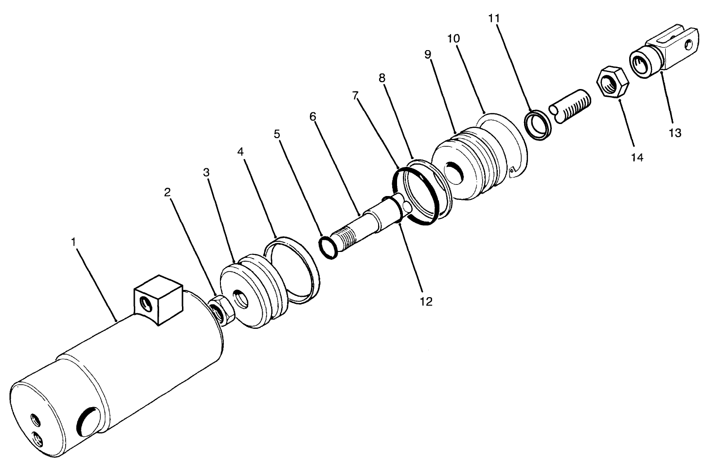 Hydraulic Cylinder Assembly No. 83-2580