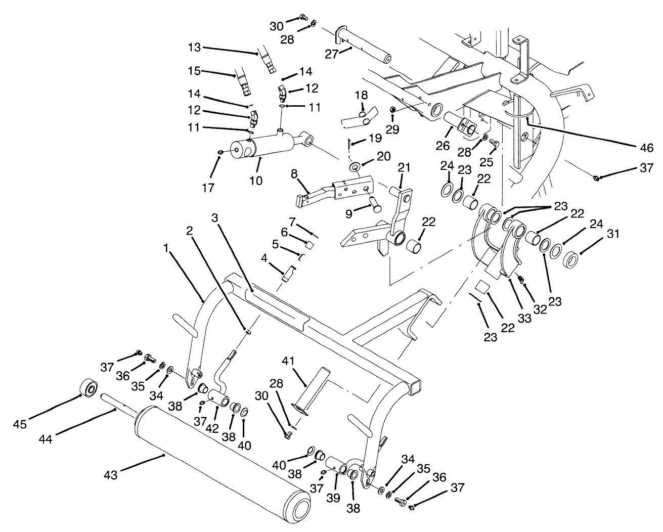 Pull Frame Assembly Rear