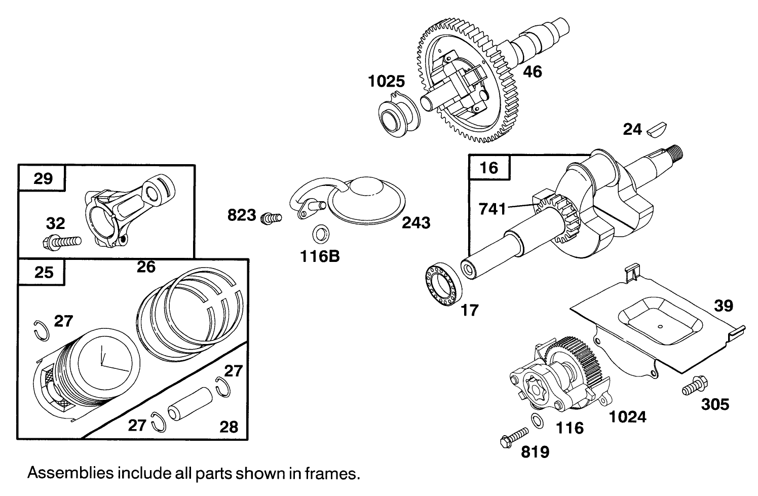 Engine Briggs & Stratton Model 303447-0479-01