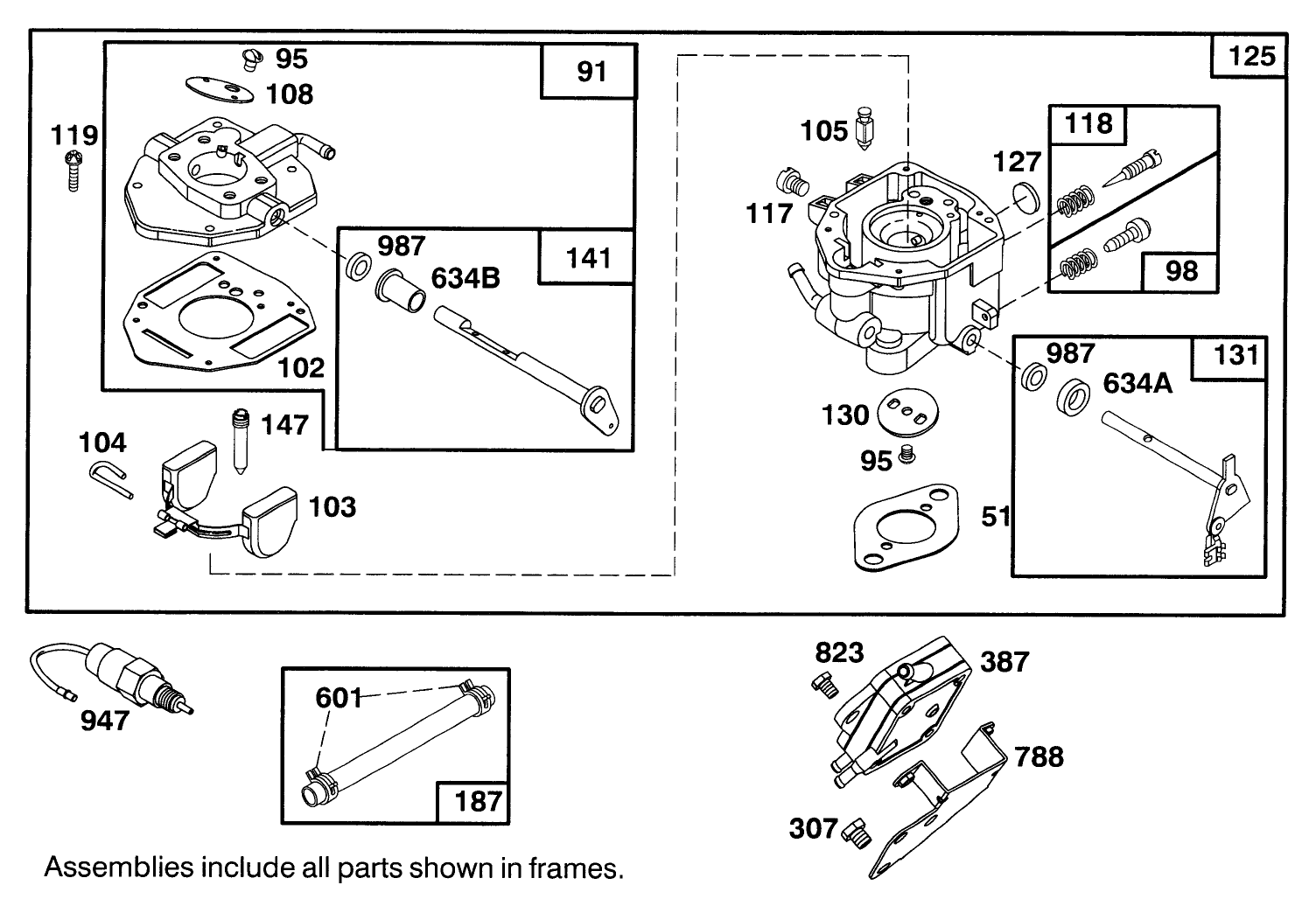 Engine Briggs & Stratton Model 303447-0479-01