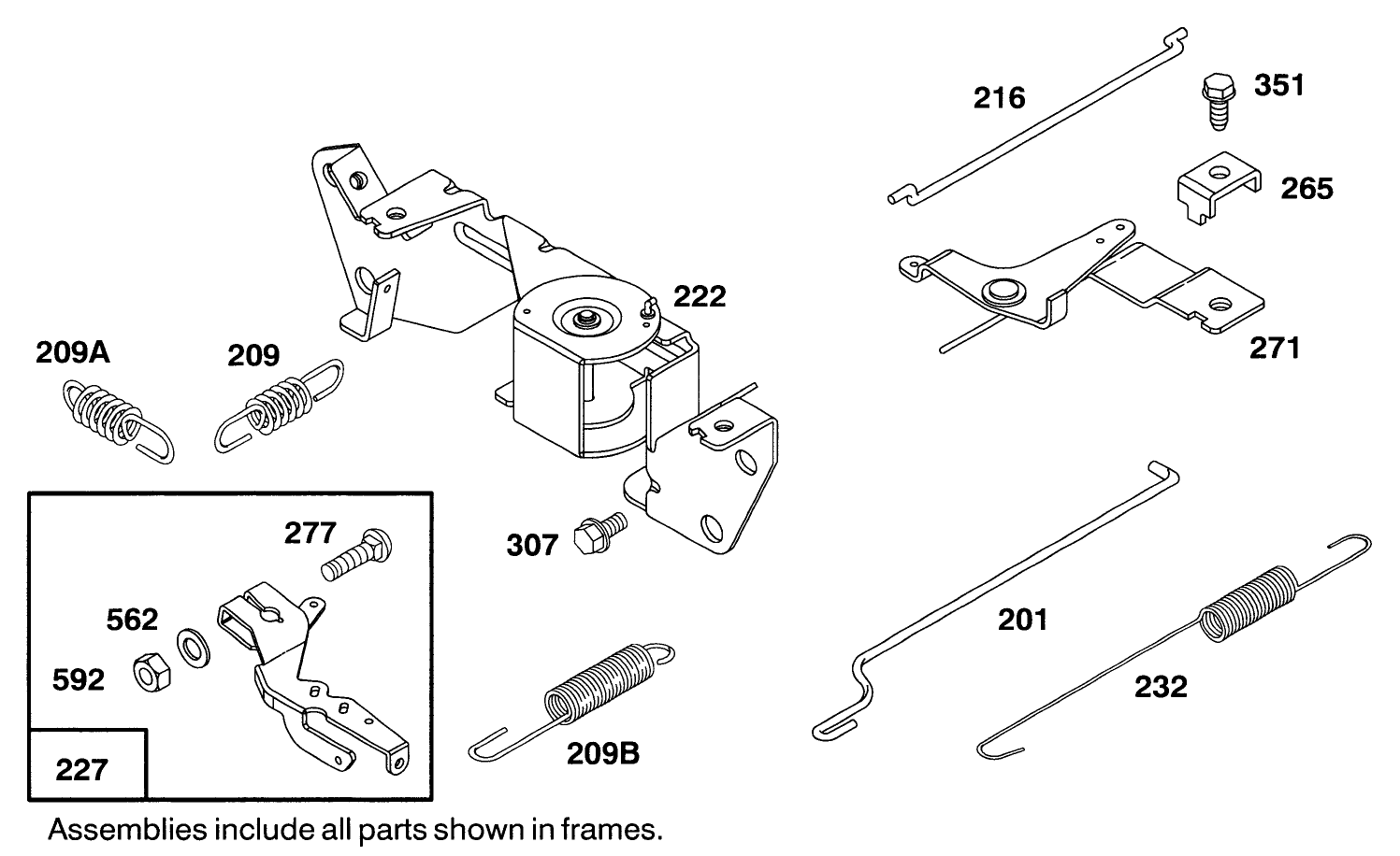 Engine Briggs & Stratton Model 303447-0479-01
