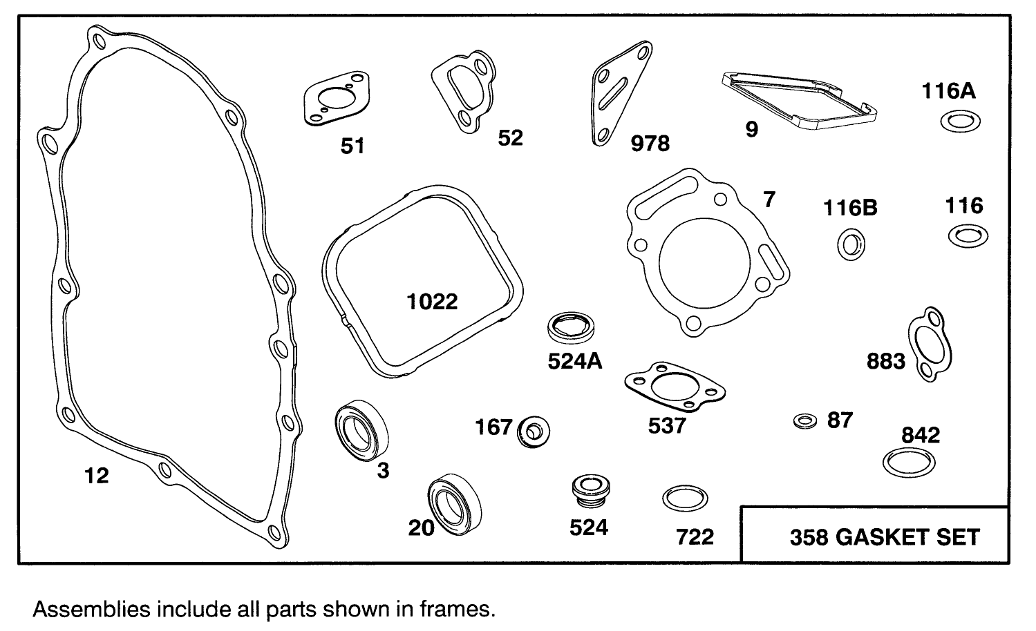 Engine Briggs & Stratton Model 303447-0479-01