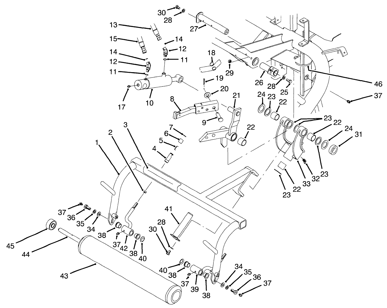 Pull Frame Assembly Rear