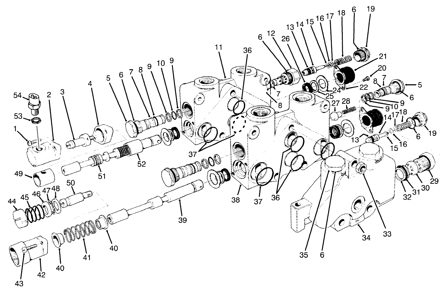 Control Valve Assembly No. 84-2203 (sections 1 And 2) (continued)