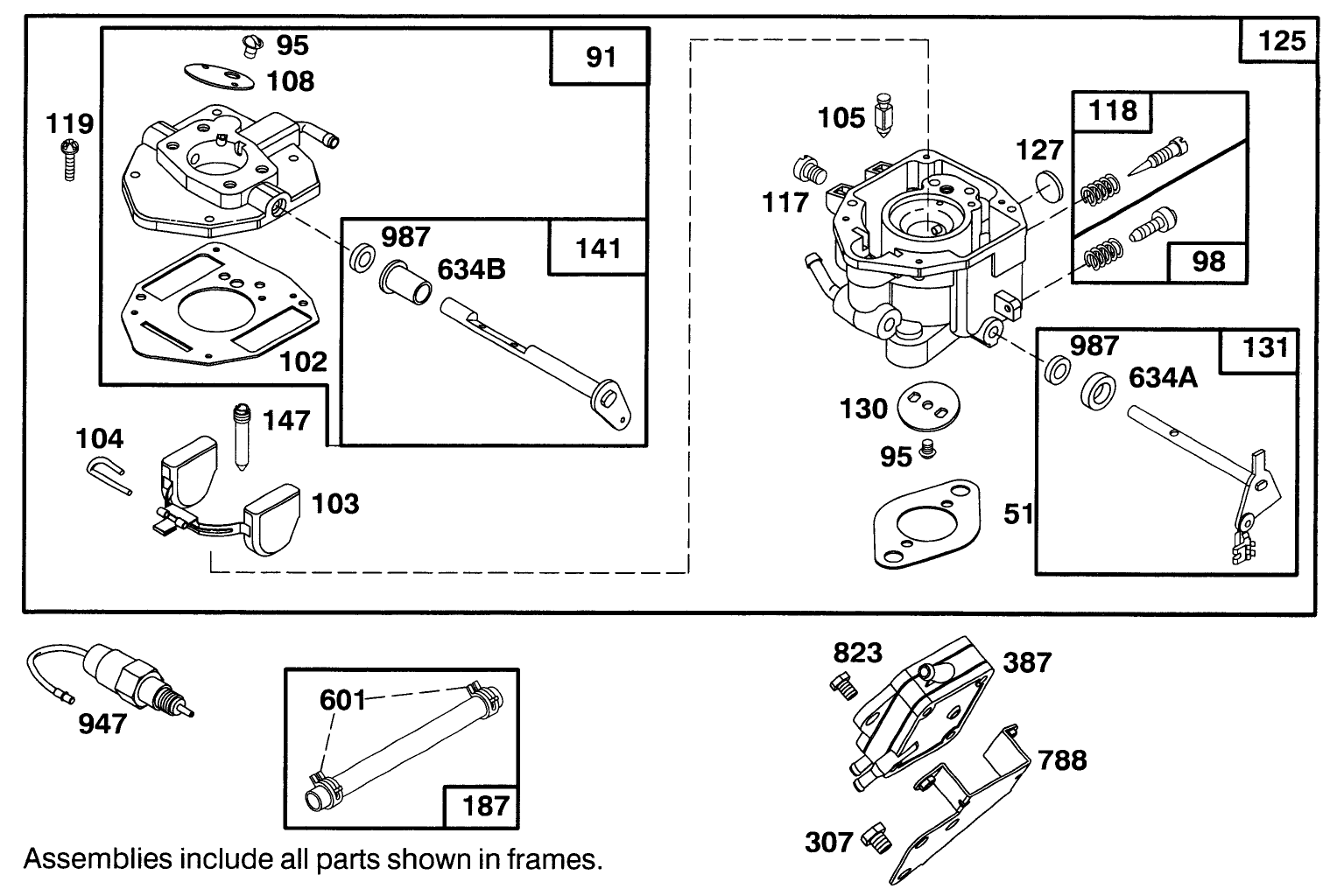 Engine Briggs & Stratton Model 303447-0411-01