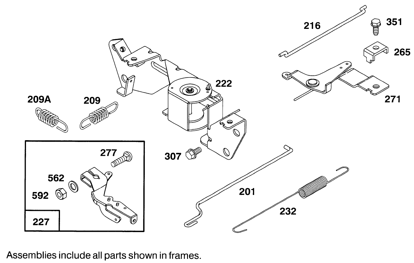 Engine Briggs & Stratton Model 303447-0411-01