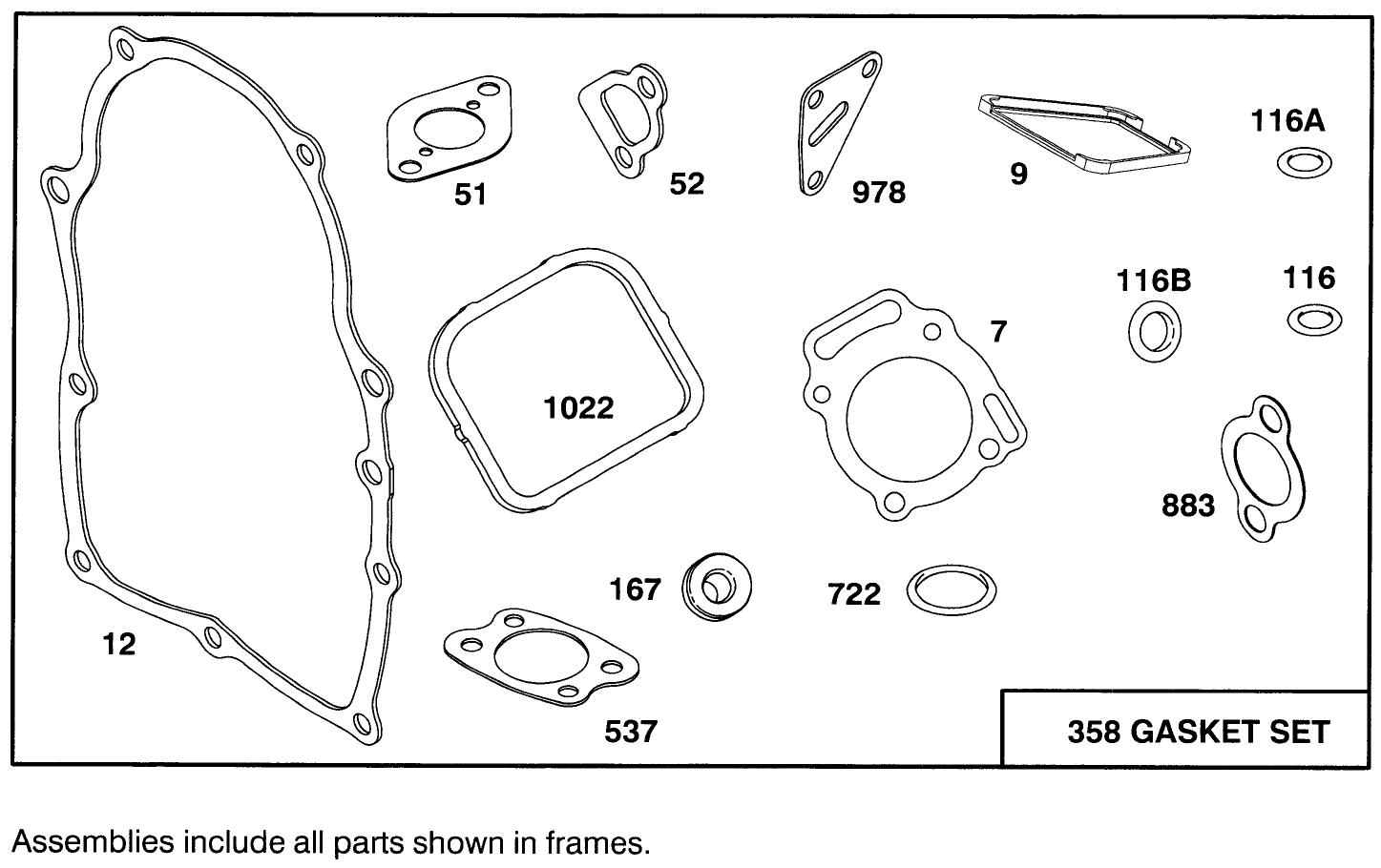 Engine Briggs & Stratton Model 303447-0411-01