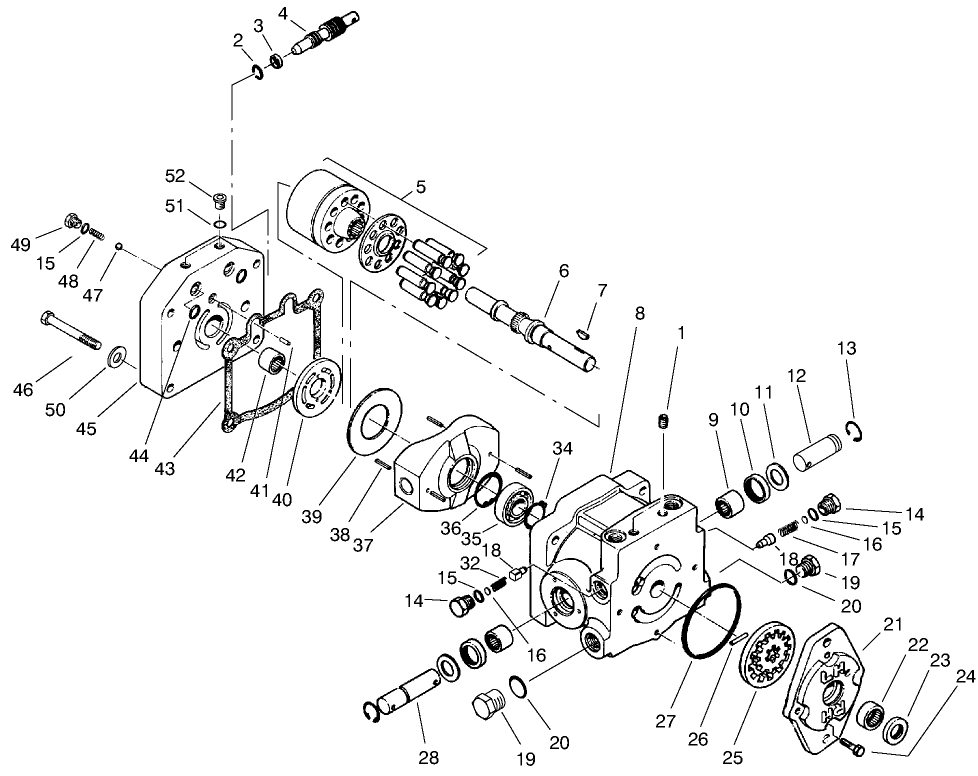 Hydraulic Pump Assembly No. 92-9023