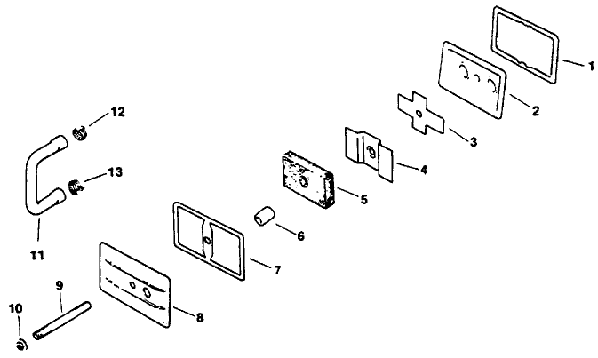 Breather & Vent-Engine Kohler Model No. M16qs Spec. No.711563