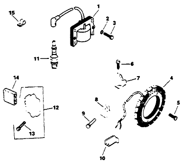 Ignition-Engine Kohler Model No. M16qs Spec.no.711563