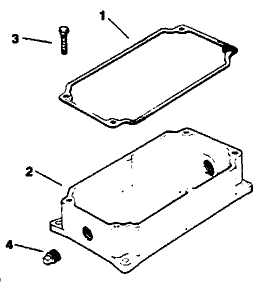 Oil Pan-Engine Kohler Model No. M16qs Spec.no.711563