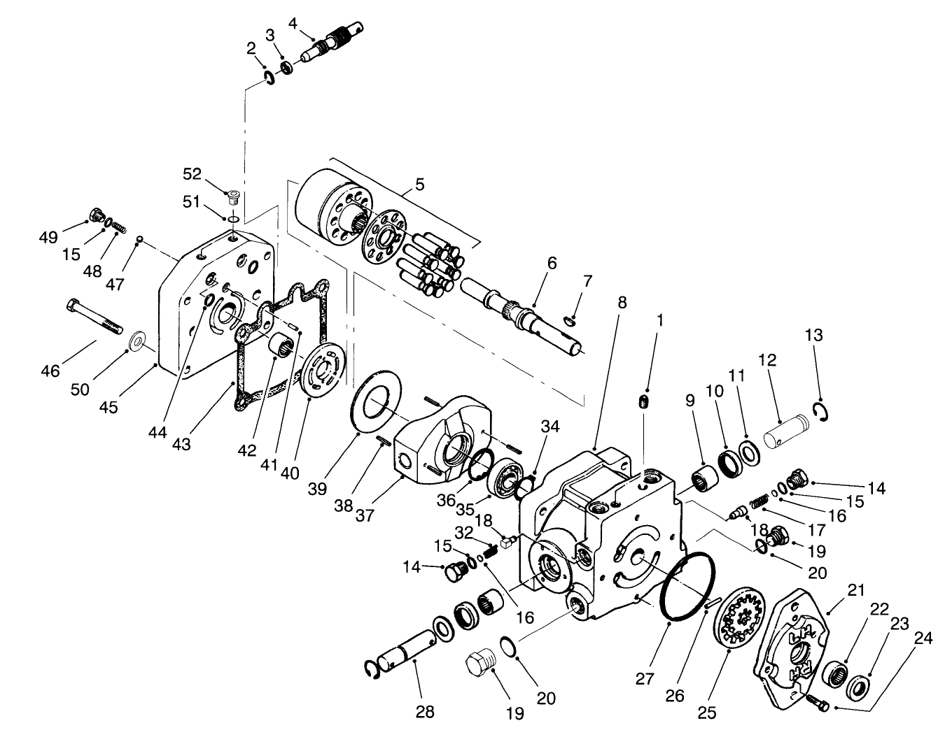 Hydraulic Pump Assembly No. 92-9023