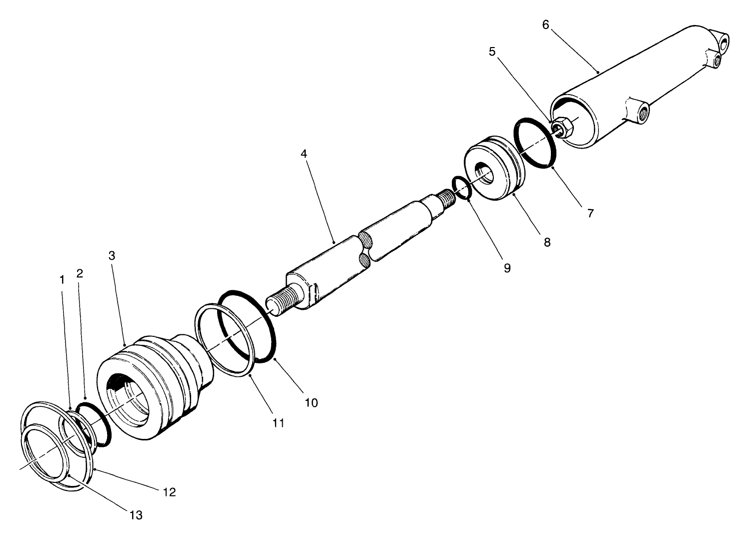 Hydraulic Cylinder Assembly No. 76-0020