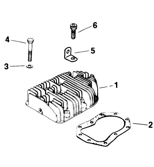 Engine Kohler Model No. M16qs Spec No. 711563-Cylinder Head