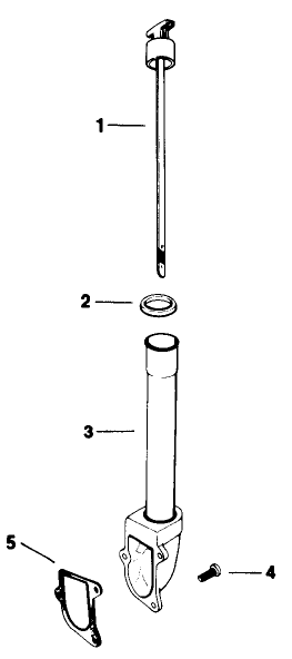 Engine Kohler Model No. M16qs Spec No. 711563-Dipstick