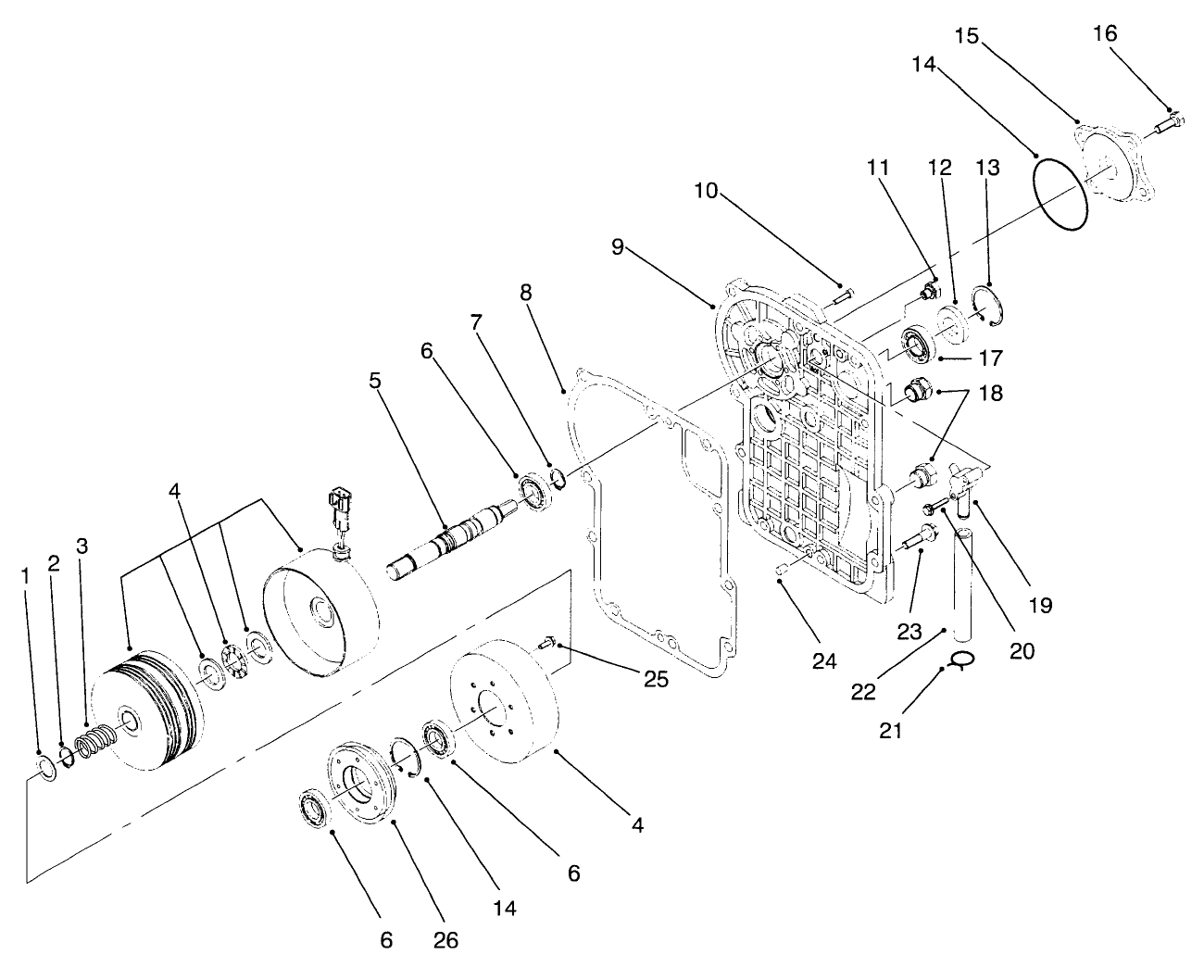 Front Axle Gear Housing Assembly