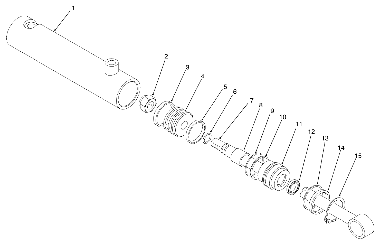 Hydraulic Cylinder Assembly No. 93-4640