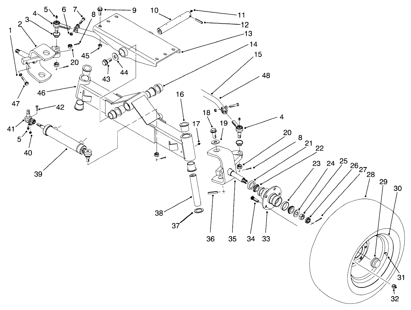 Rear Axle Assembly (model No. 30301)