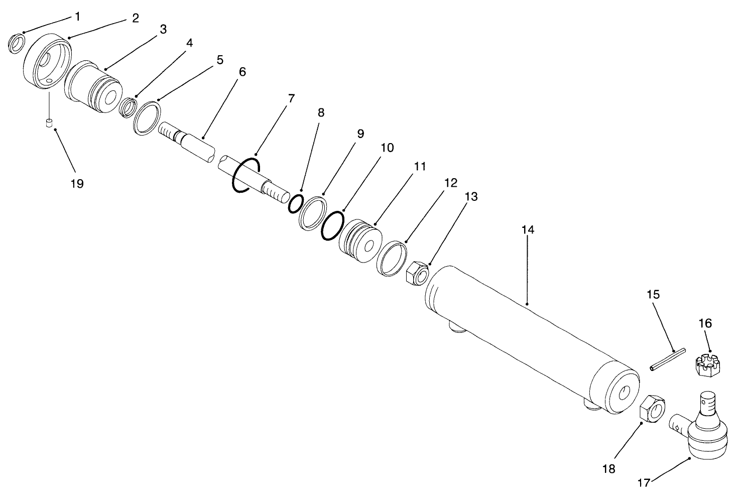 Steering Cylinder Assembly No. 93-5502