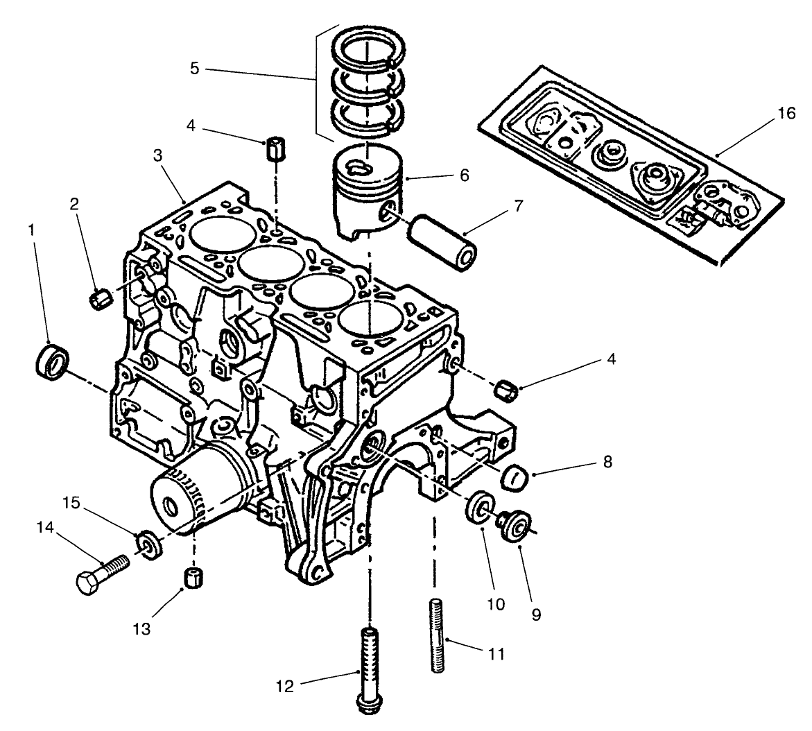 Cylinder Block Assembly