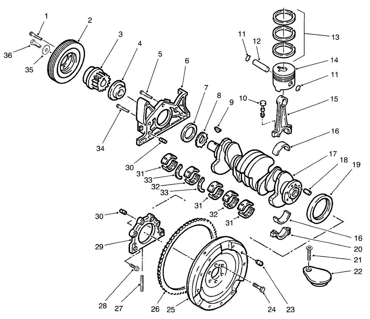 Piston & Crankshaft Assembly