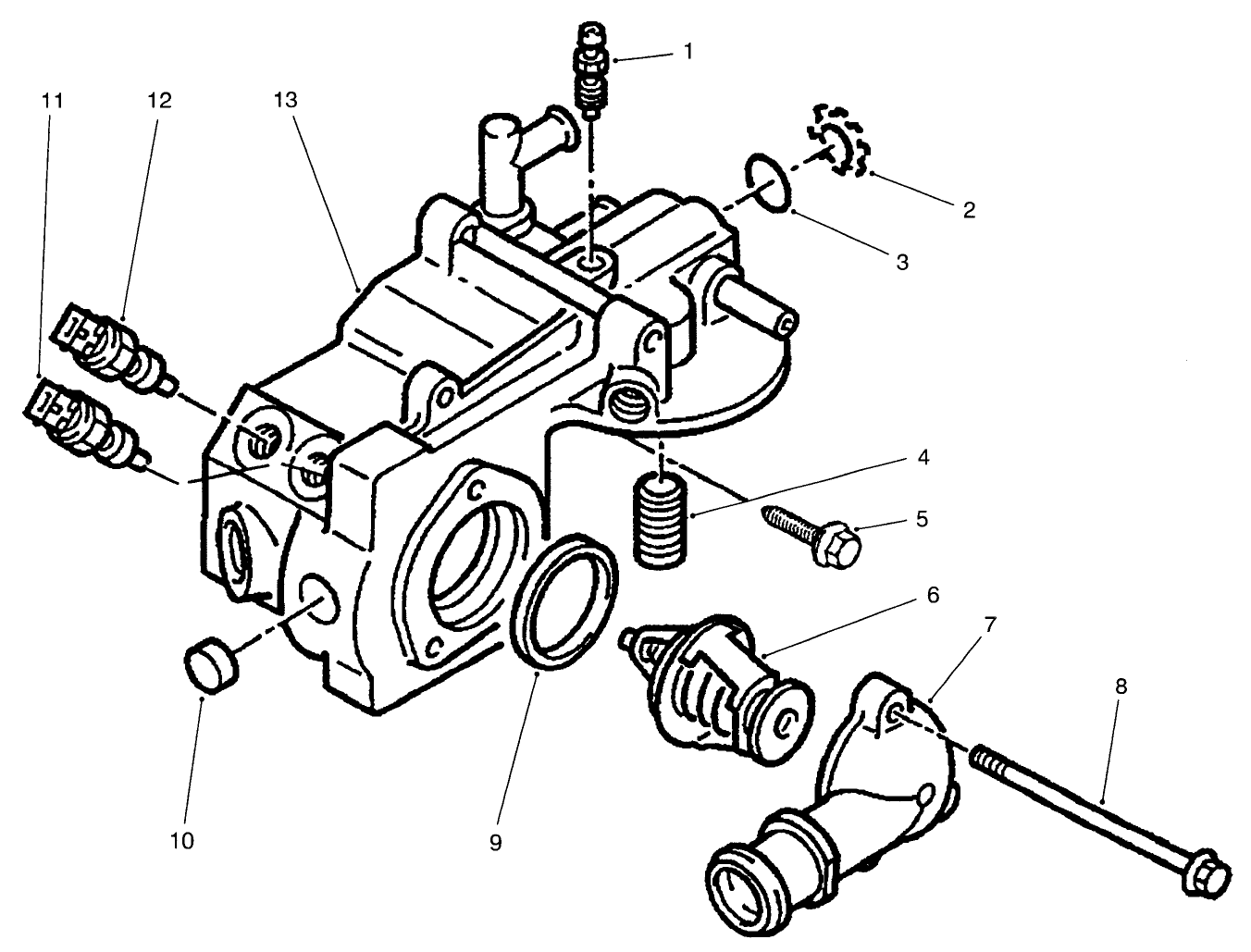 Coolant Outlet Box Assembly