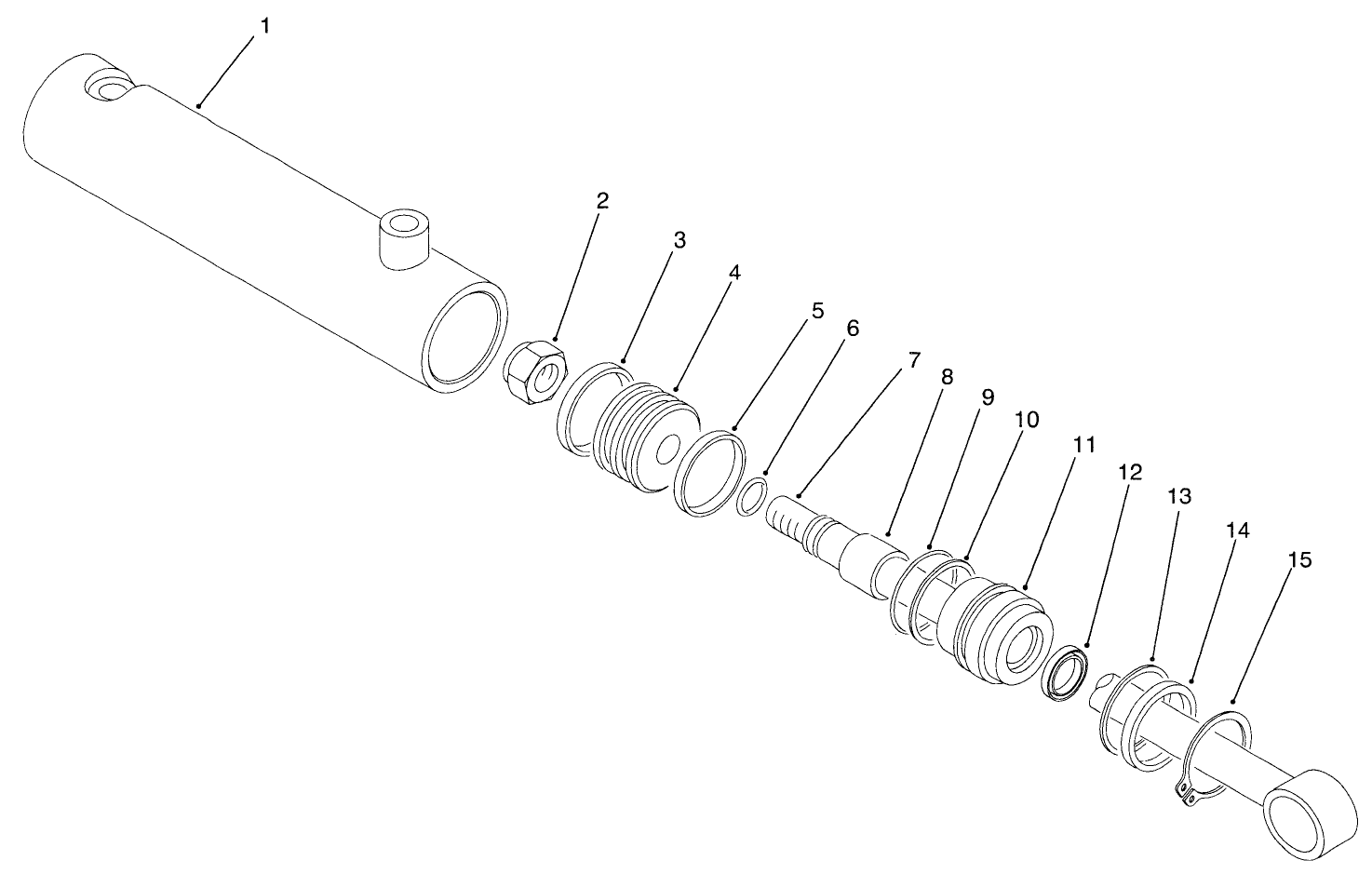 Hydraulic Cylinder Assembly No. 93-4640