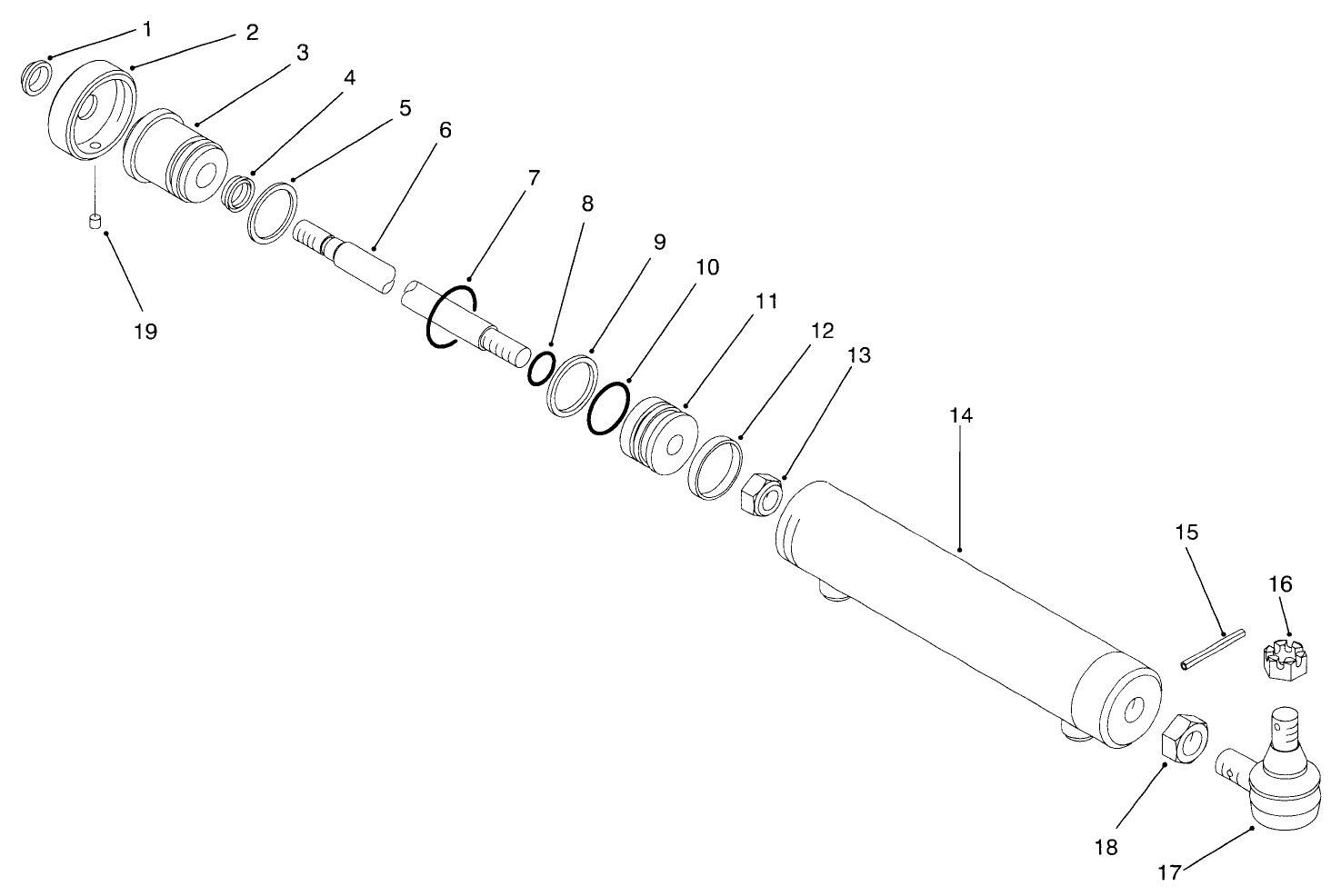 Steering Cylinder Assembly No. 93-5502