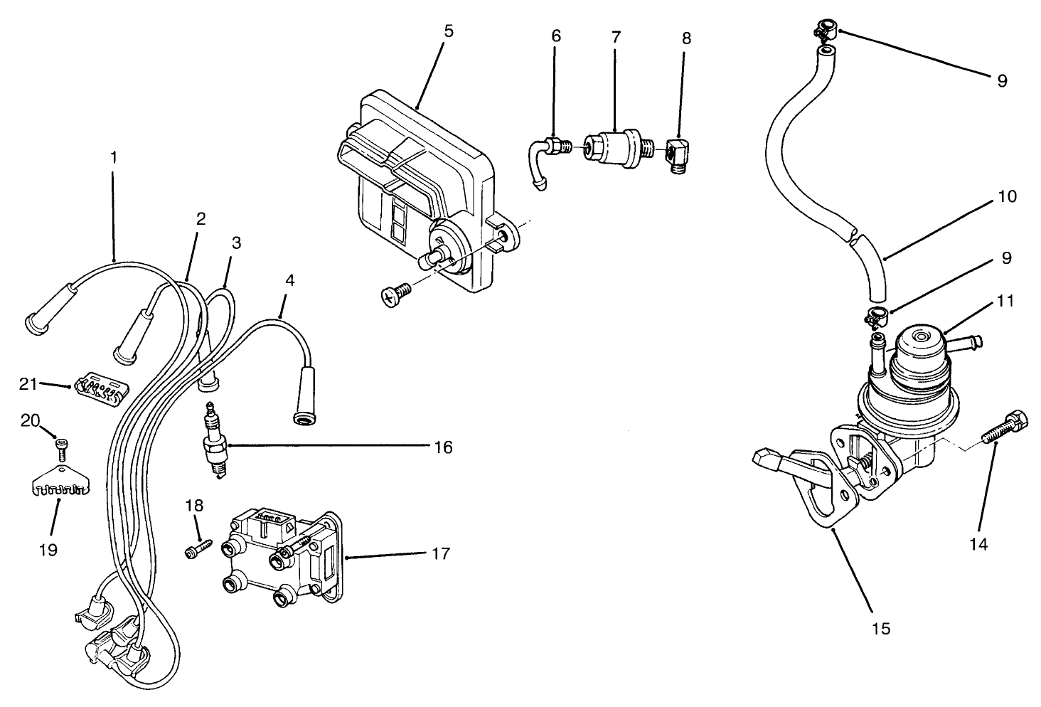Ignition & Fuel Pump Assembly