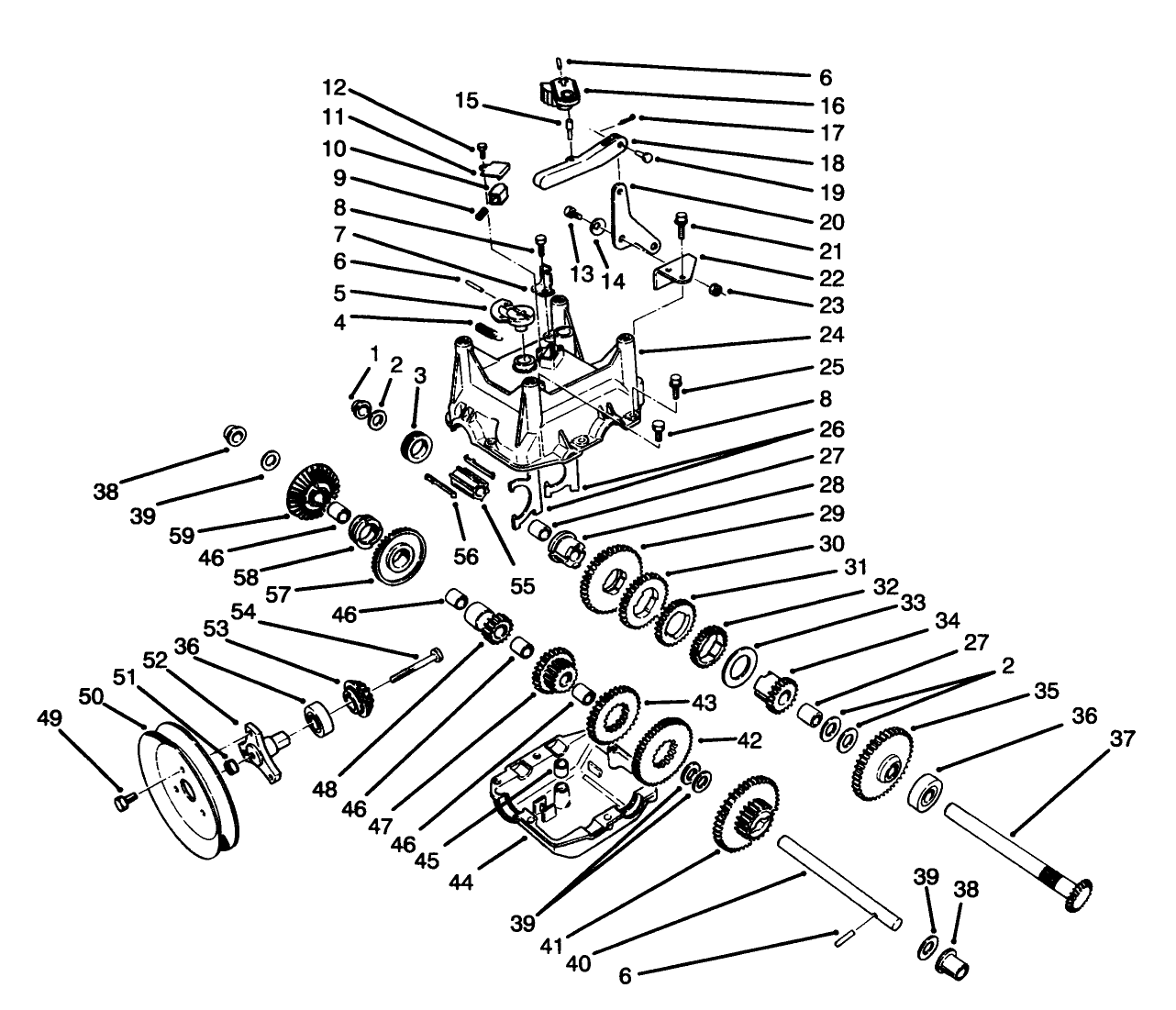 Transmission Assembly No. 66-8030