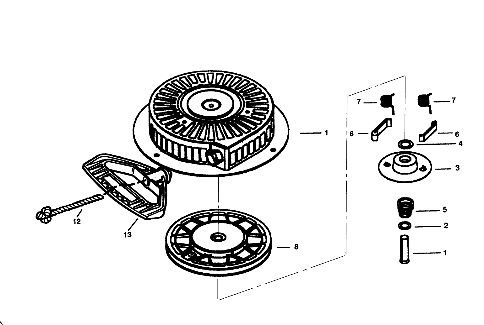 Rewind Starter No. 590733