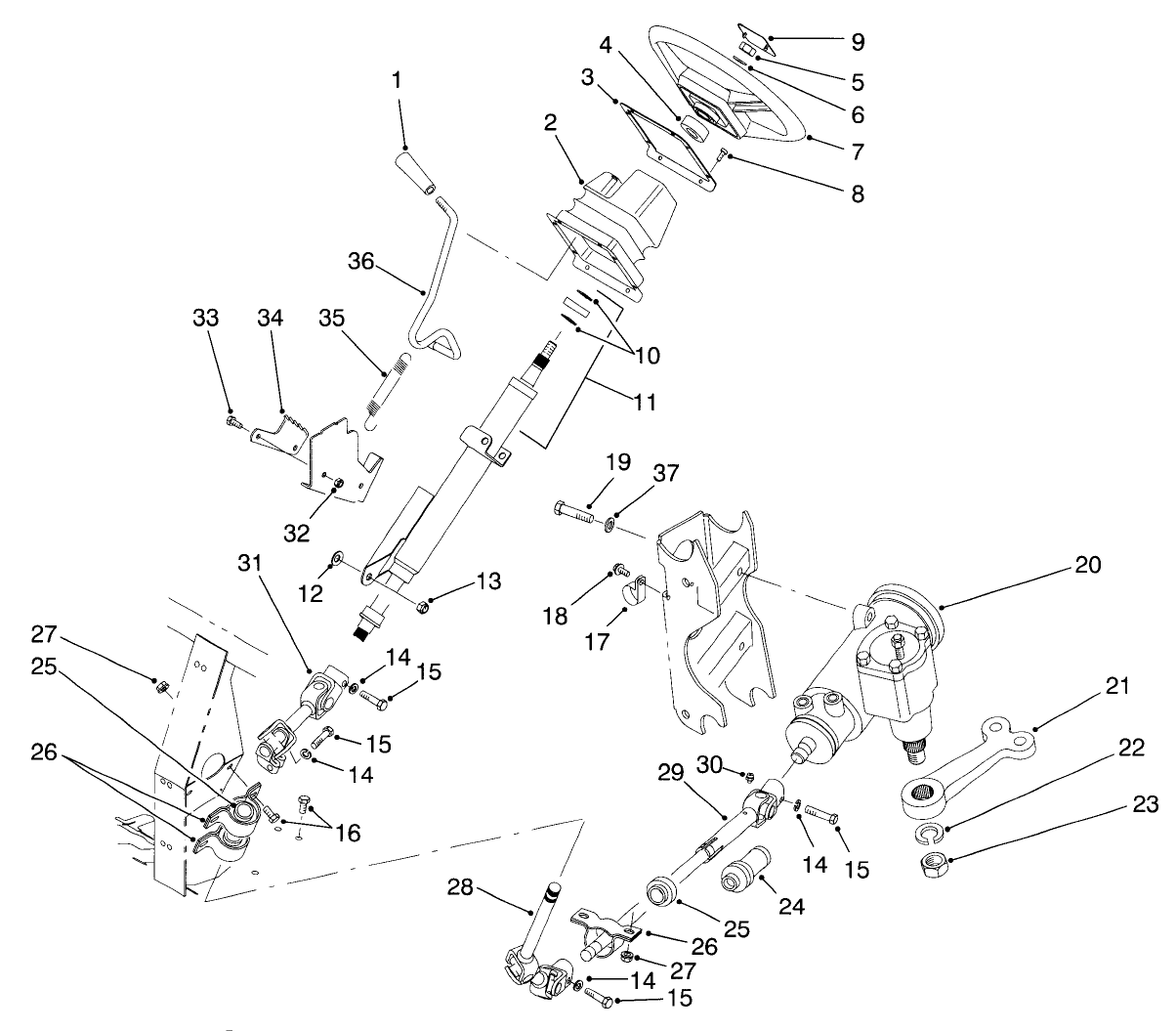 Steering Linkage Assembly