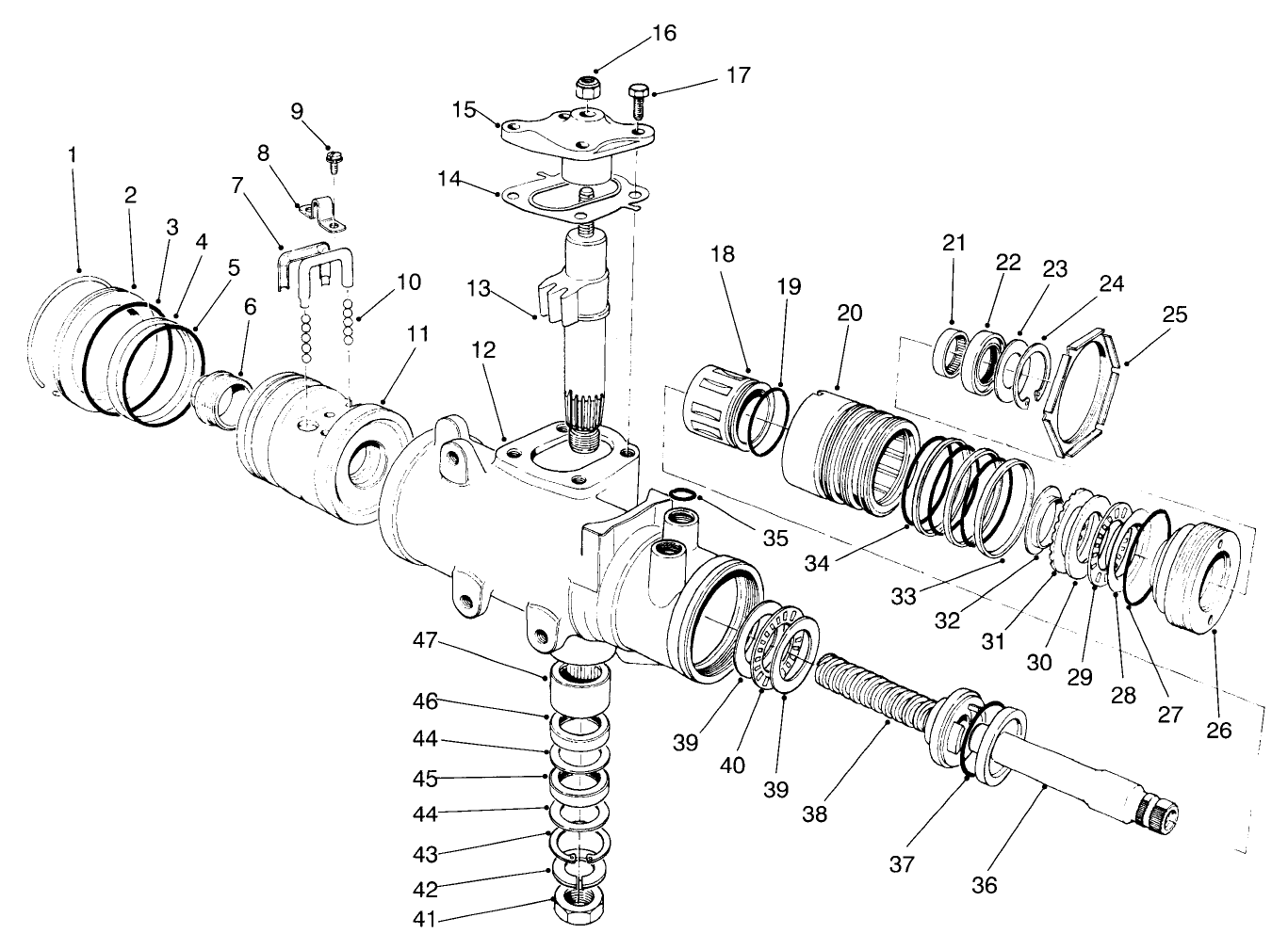 Steering Gear Assembly No. 87-1500