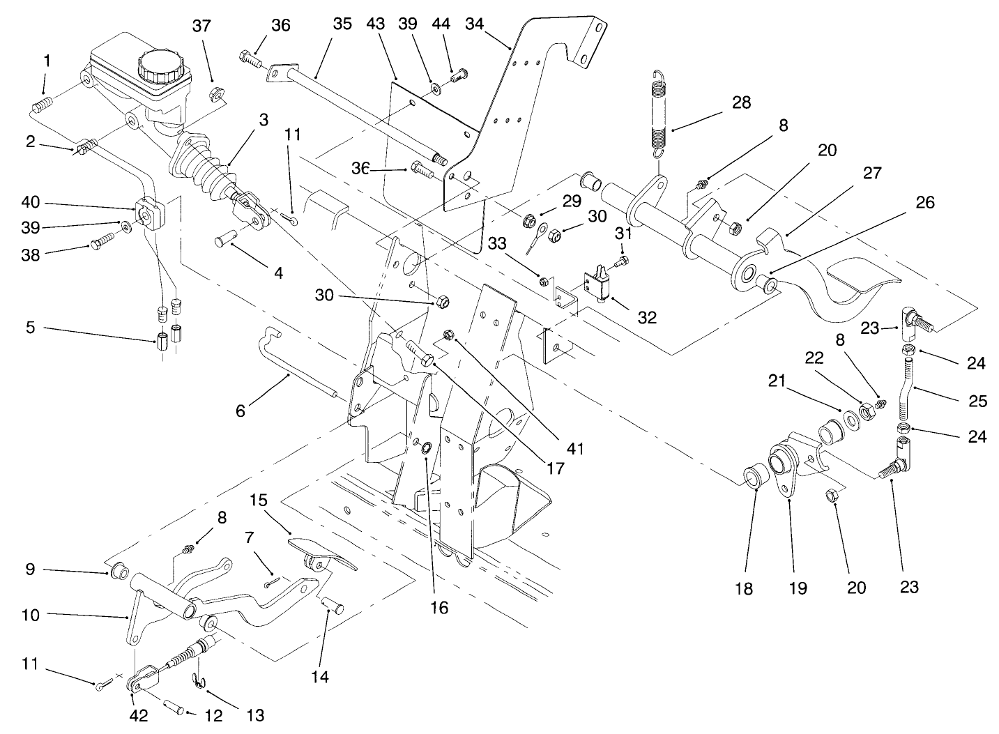 Brake & Accelerator Pedal Assembly