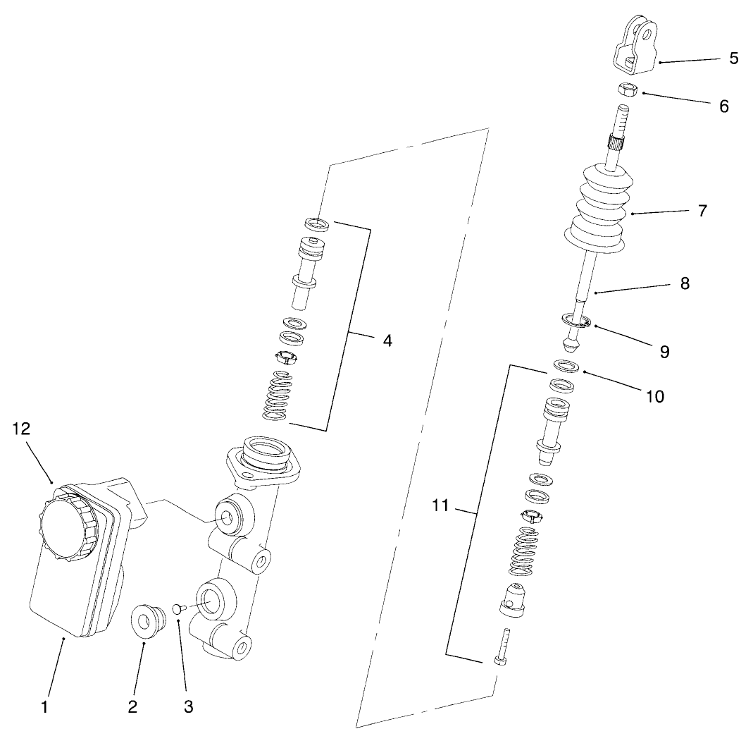 Master Brake Cylinder No. 94-3800